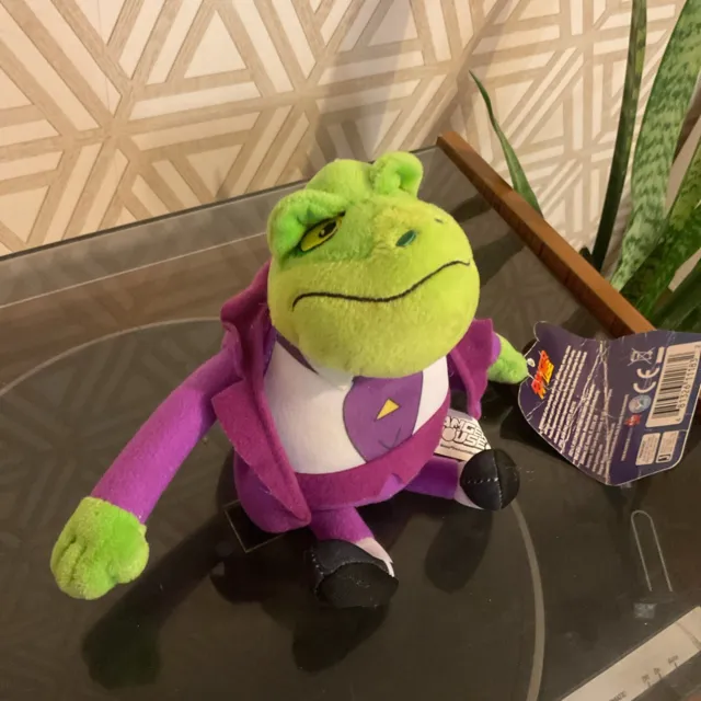 Danger Mouse 8” Baron Greenback Plush Soft Toy Good Condition