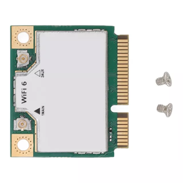 WiFi 6 Wireless Card 802.11ax Half Mini PCI-E WiFi Card Dual Band BT5.1