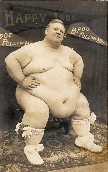 Antique Freak Show Circus Photo 540b Oddleys Strange & Bizarre