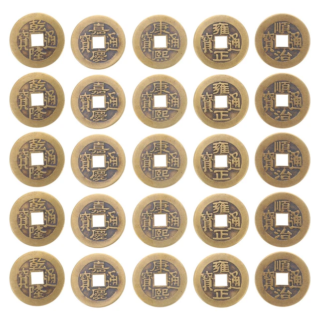 150 Pcs Feng Shui Bronze Coin Wealth Coins Chinese Style Bracelet