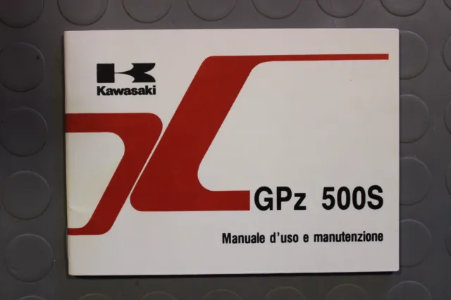 Kawasaki GPZ 550s Handbuch Verwendung Wartung Italienisch 1987