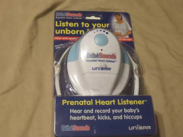 De colección Bebe Sounds 1998 Prenatal Bebé No Nacido Corazón Oyente UNISAR BE001