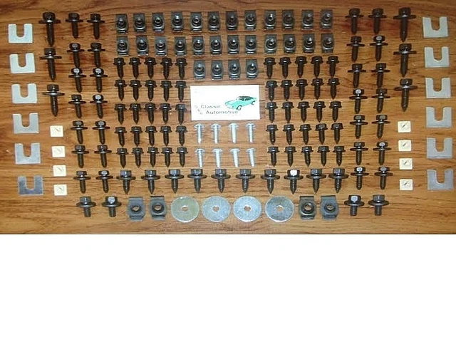 Front Sheet Metal Fastener 162pc Kit Camaro Impala Chevelle Nova Pickup hardware