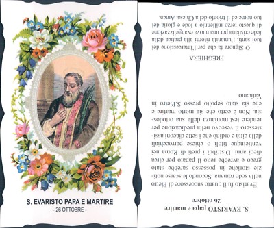 RARITA'*SANTINO DEL GIORNO DI NASCITA *10/GENNAIO*S.ALDO EREMITA* 