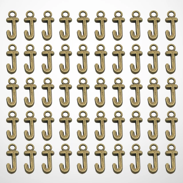 50 pcs alphabet charms for bracelet Diy Charme Anhänger Alphabet Baumeln Charme