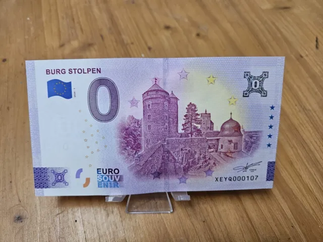 0 Euro Schein Burg Stolpen