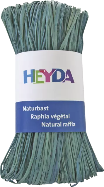 Heyda Raffia Bast Naturbast 50g  Floristik (Farbe 7,70€/100g, natur 5,90€/100g)