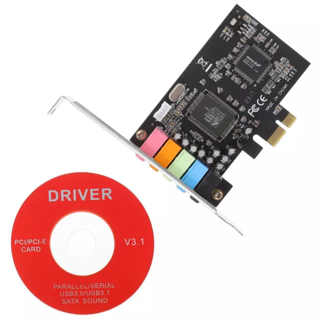 PCIe to 5.1 Internal Sound Card Computer Cards Three-dimensional