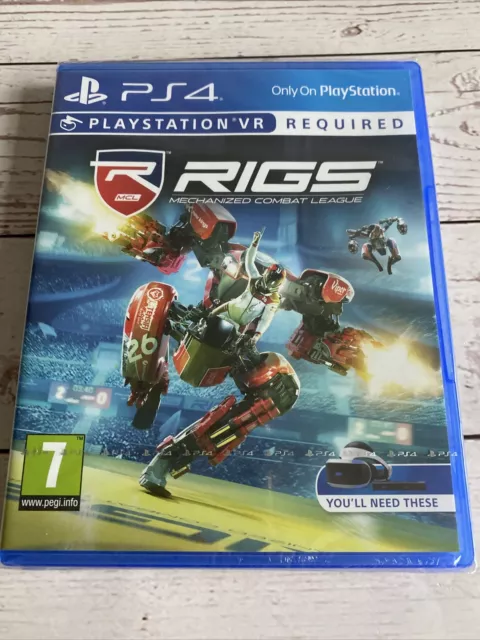 RIGS: Mechanized Combat League for Playstation 4 PS4 VR - New & Sealed - UK