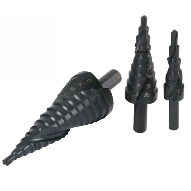 HSS Step Drill Bit Large Cone Titanium Bit Metal Hole Cutter 4-12/20/32 Durable