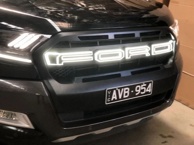 GRILL TO SUIT Ford Ranger Raptor Wildtrak PX3 2018 - 2021 with LED ...