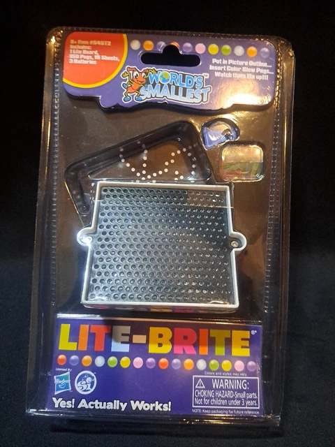 Hasbro Super Impulse World's Smallest Lite Brite New in Package