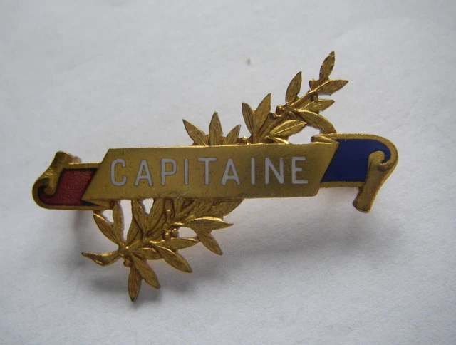 INSIGNE MILITAIRE FRANÇAIS, Légion Etrangère, à identifier, émaillé, dos lisse. EUR 18,99
