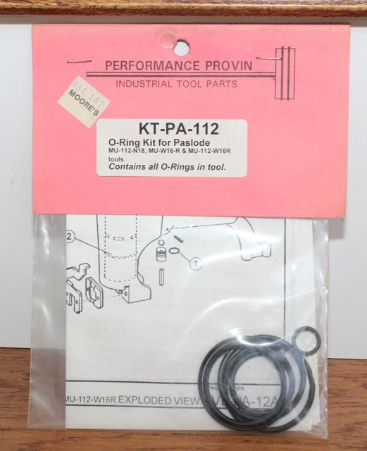 Paslode O ring Kit for Stapler MU-112-N18 all MU-112 and MU-114 models KTPA112