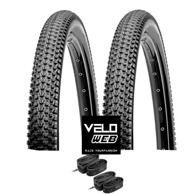 Kit 2 Pneumatici Mtb Bici Bicicletta 29 X 2.10 Zooka Stone Copertoni + 2 Camere