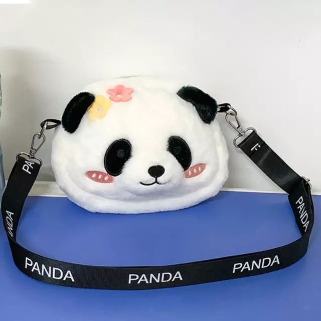 Borsa a tracolla Panda in peluche Borsa da viaggio creativa Borsa a tracolla