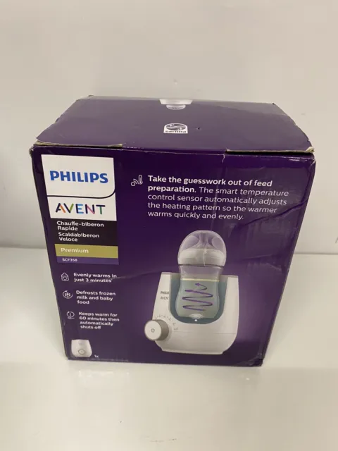 Philips Flaschenwärmer AVENT SCF358/00 für schnelles und gleichmäßiges Erwärmen
