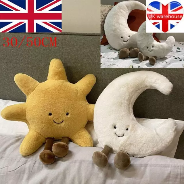 30/50CM New Jellycats style plushy Sun & Moon Cute Toy Stuffed Velvet Soft UK