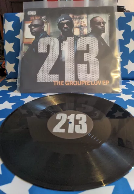 213 - Groupie Luv EP (12" Vinyl EP) 5-Track. Snoop Dogg. Seltener Hip-Hop. Rap. EX