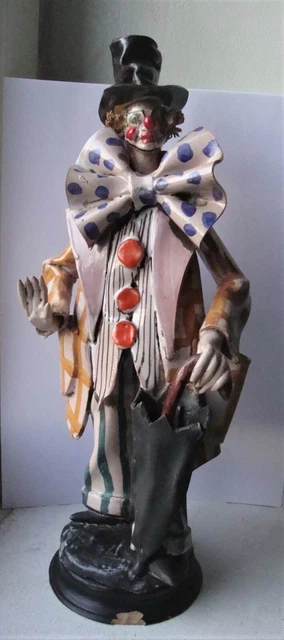 Marionnette en bois clown : Achat occasion | Poupées Artisan 15 Très bon état