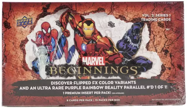 2022 Upper Deck Marvel: Beginnings Volume Two Hobby Box