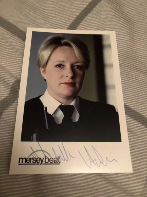 Michelle Holmes *Merseybeat* Rare Hand Signed Bbc Cast Card/Photo