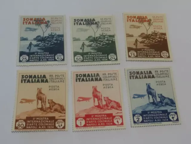 Italy Somalia 1934 Colonial Exhibition Air set unused