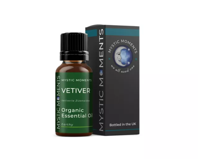 Mystic Moments | Vetiver Organic Essential Oil - 100% Pure - 10ml