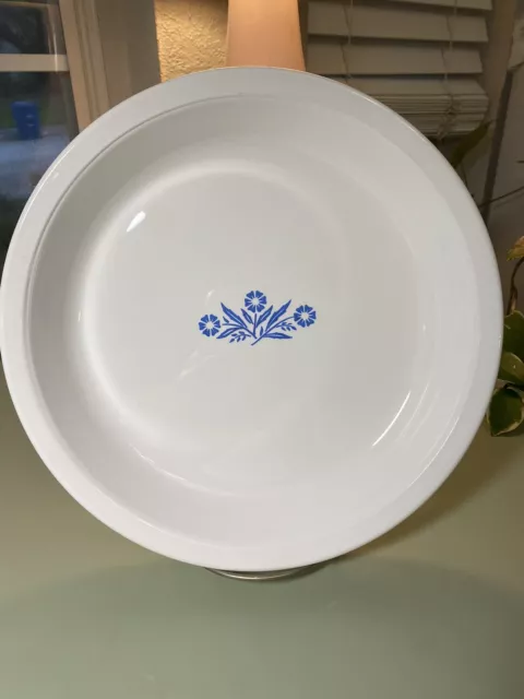 Vintage Corning Ware Pie Plate  P-309 Blue Cornflower