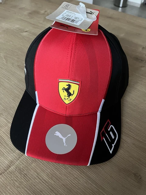 Casquette Ferrari F1 Signée Par Charles Leclerc – GP Monaco 2024 – Sous Plastique