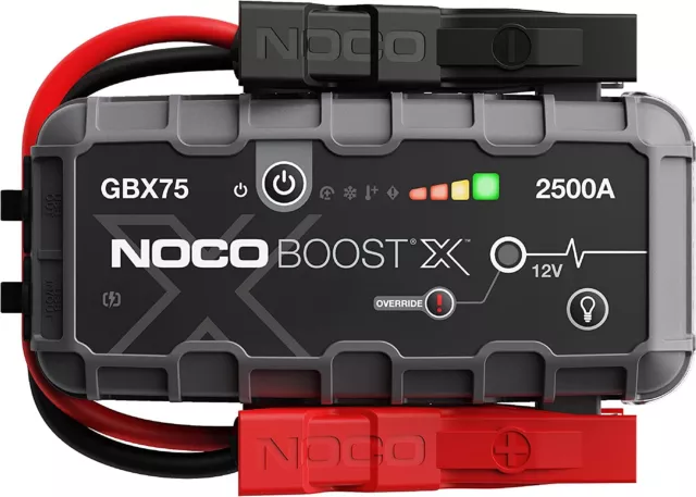 NOCO GBX75 Boost X 12v 2500A Portable Lithium Car Van Battery Jump Starter Pack