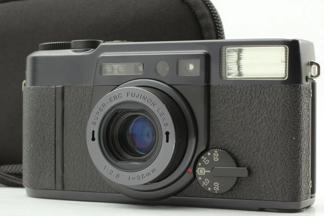 LCD Works【Near Mint w/Strap】Fuji Fujifilm KLASSE S Black Film Camera From JAPAN