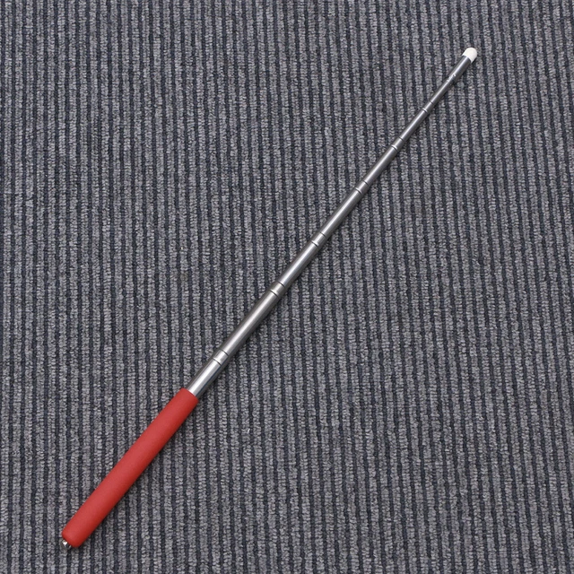 Puntatore Telescopico Per Insegnanti - Estendibile 68 Cm, Acciaio Inox, Nero - Foto 6