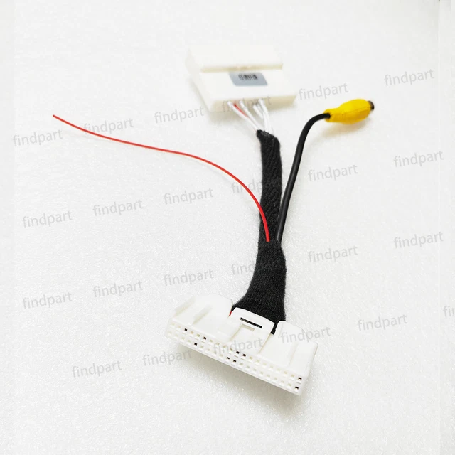 Rear View Backup Camera Video Input Cable for Nissan Sylphy 2018 19  RCA Adapter