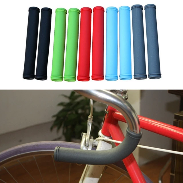 Manopole Bicicletta Ergonomiche Anatomiche In Gomma &ndash; Nere 92mm