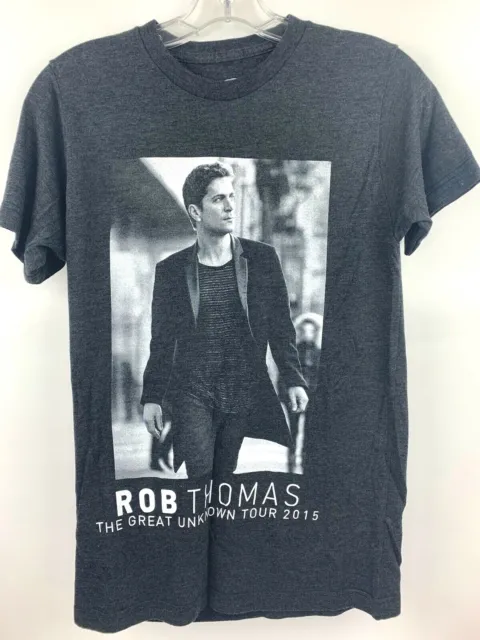 Rob Thomas Shirt The Great Unknown Tour 2015 Womens T-Shirt Small Tee