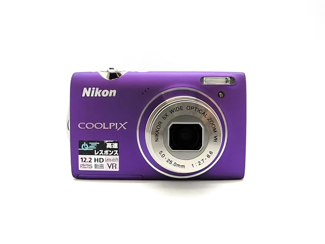 NIKON COOLPIX S5100 Purple Compact Digital Camera with