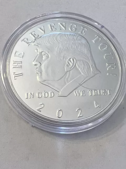 ships from USA 2024 President Donald Trump Commemorative Coin The Revenge Tour