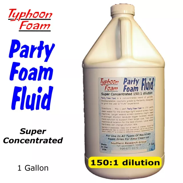 1 Gal. Typhoon Foam Party Fluid solution for all types of Foam Party Machines