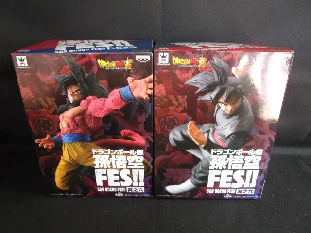 F297 Banpresto Dragonball Super Fes vol.6 Figure Son Gokou Black set Japan NEW