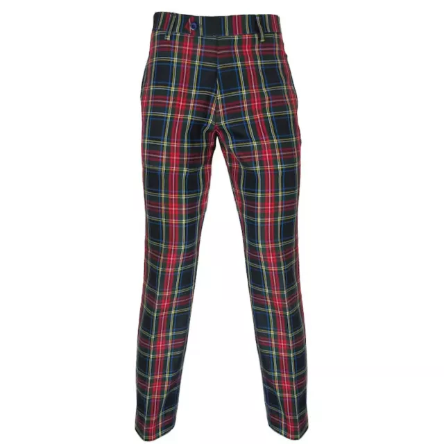 Pantaloni tartan da uomo scozzese su misura pantaloni tartan pantaloni abiti fatti a mano da uomo 2