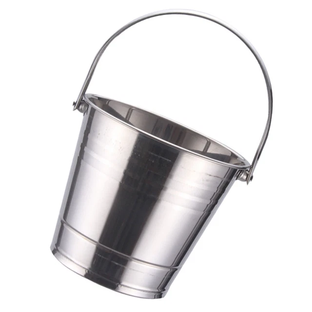 Cubo de hielo de acero inoxidable cubo de bebidas bañera congelador cubo de refrigeración