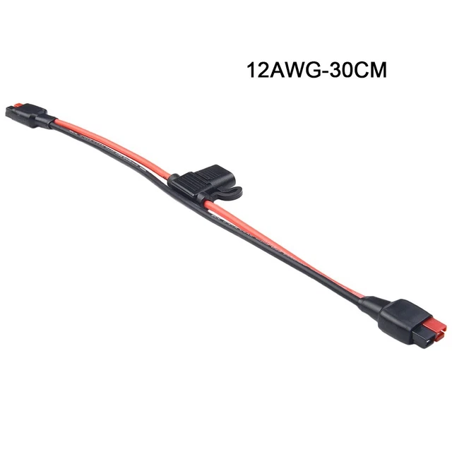 Holder Harness 12AWG-30cm For Anderson Plug For Electrical Fuse Holder