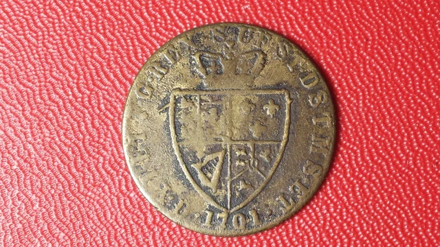 1/2 guinée 1701 Georges III Jeton de compte Spade gaming token