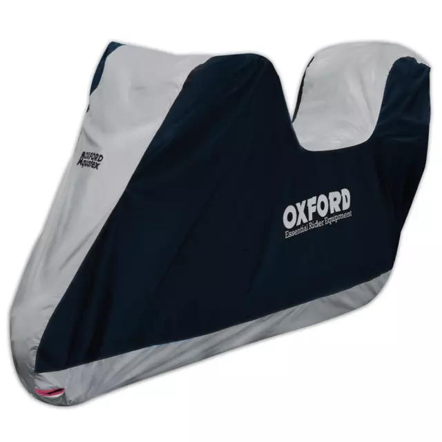 OXFORD Funda cubre moto universal para motocicletas con guarda cascos XL CV11