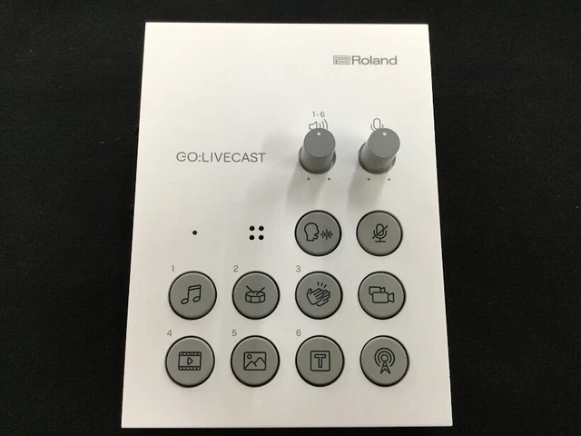 Roland Go Livecast Live Streaming Studio Pour de Smartphones
