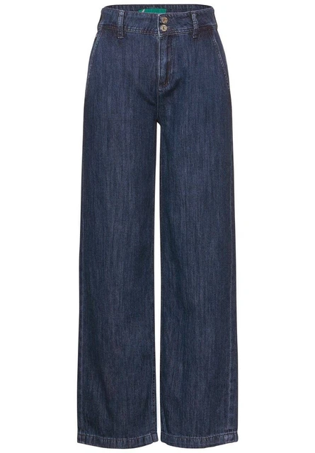 Jeans Boyfriend A Vita Alta Per Donna, Denim Elasticizzato Con Taglio Distressato E Gamba Dritta, Comodi E Versatili Per Tutte Le Stagioni