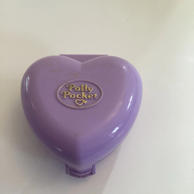 Polly pocket coeur mauve Pretty bunnies incomplet 1993 bluebird