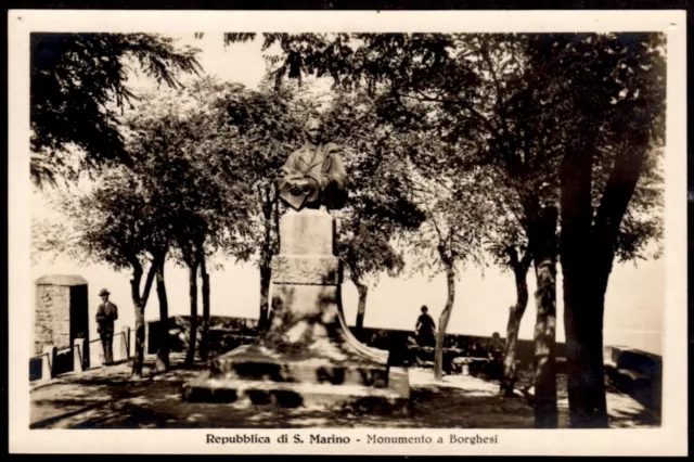 Cartolina  SAN MARINO MONUMENTO BARTOLOMEO BORGHESI SAVIGNANO RUBICONE ROMAGNA