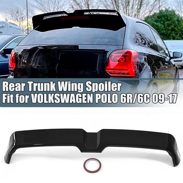 VW Polo 2009-2018 6C 6R GTI R 'Batman' Style Rear Spoiler in Gloss Black –  RisperStyling